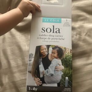 JJ Cole Sola Toddler Sling Carrier in Gray